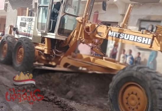 قيام الوحدة المحلية لمركز ومدينة بني سويف بحملة مكبرة لأزاله الاشغالات ورفع القمامة