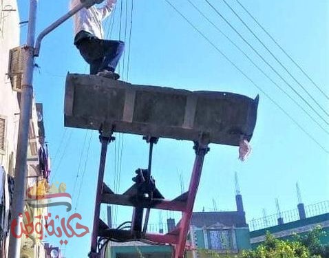 متابعه رحمي جهود الأحياء والوحدات المحلية اليومية في صيانة أعمدة الإنارة