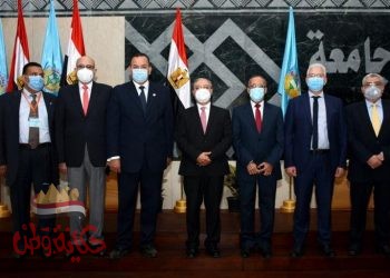 رئيس جامعة المنصورة الجديدة يشيد بجهود جامعة طنطا فى دعم تكنولوجيا الفضاء