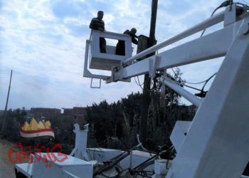 انارة الكشافات بالطرق السريعه والداخليه كل شوارع وطرق محافظة الغربيه