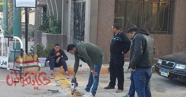 تركيب مطبات" الشوكة "لمنع الاتجاه العكسي إعادة تنظيم عدد من مسارات واتجاهات السيارات