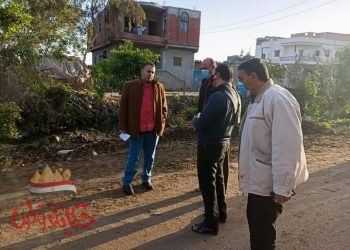 رفع كفاءة منظومة النظافة مركز ومدينة سيدى سالم بكفر الشيخ الوحدة المحلية لقريه الملاح