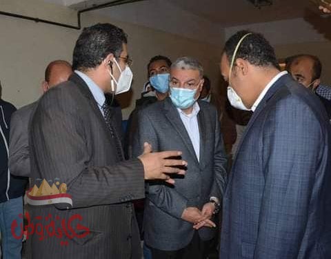 التشغيل التجريبى لمستشفى سمالوط العام بعد الانتهاء من انشائها