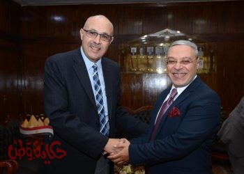 الدكتور عماد عتمان يهنئ رئيس جامعة طنطا الجديد