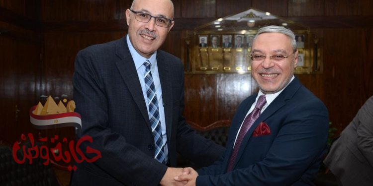 الدكتور عماد عتمان يهنئ رئيس جامعة طنطا الجديد
