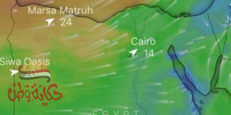 عاجل الأرصاد: رياح مثيرة للرمال والأتربة الآن بأغلب الأنحاء وسرعتها 16 عقدة بالقاهرة