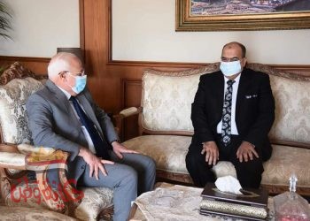 الغضبان : يستقبل دكتور مصطفى السعيد نقيب الأطباء ببورسعيد