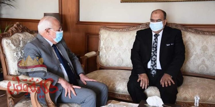 الغضبان : يستقبل دكتور مصطفى السعيد نقيب الأطباء ببورسعيد