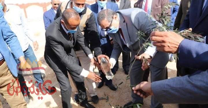 سعفان يشارك في زراعة 520 شجرة علي 3 أفدنة بمركز تدريب “قفط” بقنا