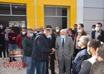 الغضبان: فى جولة ميدانية لتفقد الميناء البري ، ويؤكد الانتهاء من أكثر من ٩٥ ٪ استعدادا للافتتاح