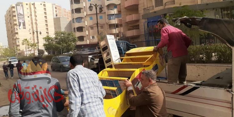 البحيرة : حملات رقابية رفع 607 حالة إشغال بمركزي دمنهور وكفر الدوار
