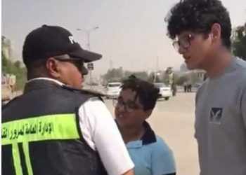 إحاله الطفل المتعدي على فرد شرطة للنيابه العامه