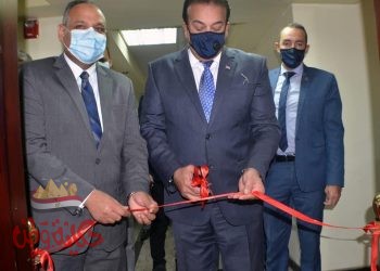 وزير التعليم العالى والبحث العلمى يفتتح مركز معلومات المعهد الروسى المتحد للعلوم النووية فى أكااديمية البحث العلمى