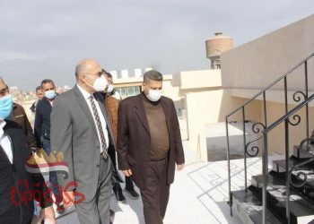 نائب رئيس جامعة طنطا يتابع تجهيزات المبنى التعليمى الجديد بكلية التربية