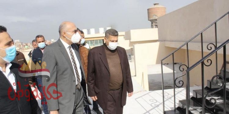 نائب رئيس جامعة طنطا يتابع تجهيزات المبنى التعليمى الجديد بكلية التربية