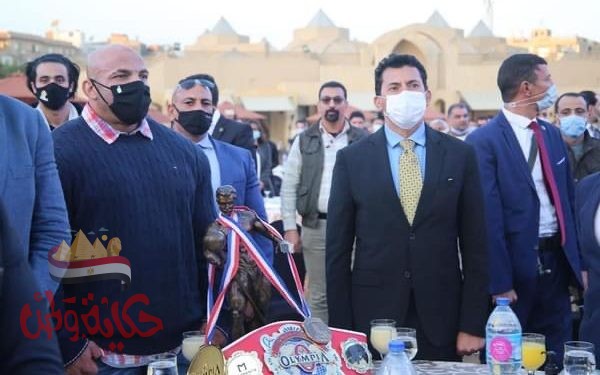 وزير الرياضة يشهد المؤتمر الصحفى العالمى لـ«البيج رامى» فى الأهرامات