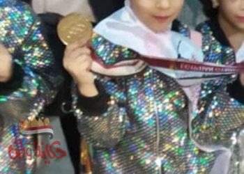 لارين صاحبة الستة اعوام هى بطلة الاسكندريه  فى الجمباز