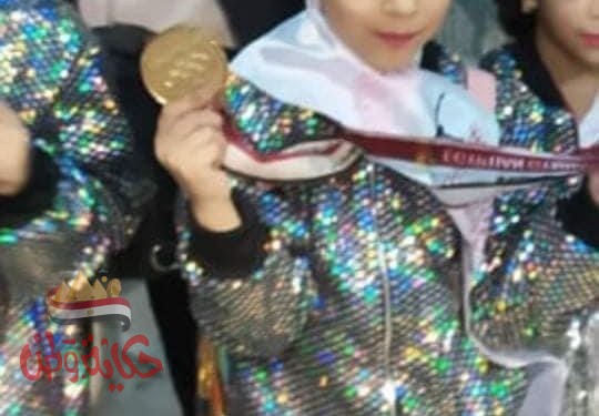 لارين صاحبة الستة اعوام هى بطلة الاسكندريه فى الجمباز
