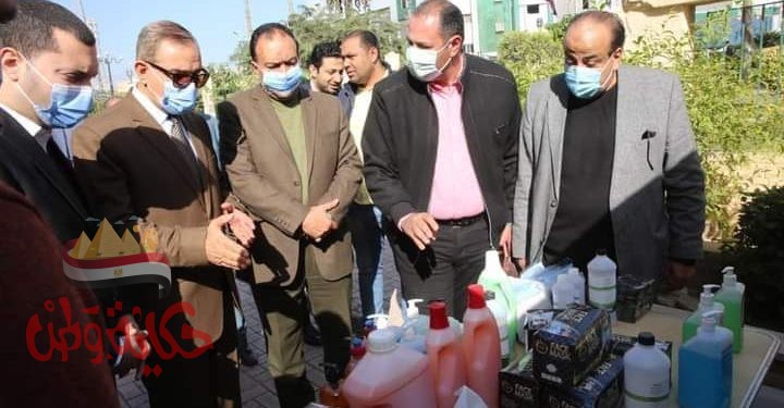 محافظ كفرالشيخ يتفقد سيارات القوات المسلحة لتوفير مواد التطهير والتعقيم بنطاق المحافظة بأسعار مخفضة