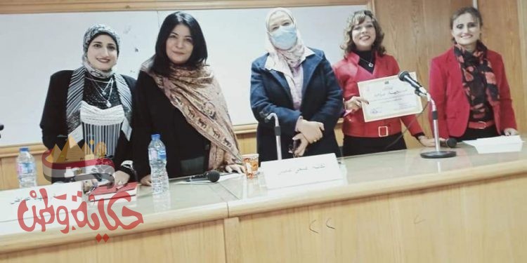 ألسن عين شمس تستضيف الكاتبة الروائية ضحى عاصي خلال لقاء مفتوح مع الطلاب