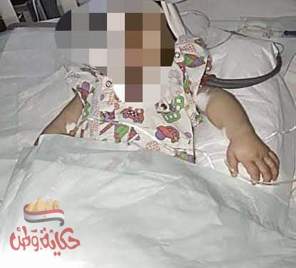 تدهور حالة سندس الصحيه التي تم دهسها بخط 8 امس بالصوفي