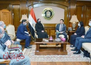 جامع : تستعرض مع وزير تجارة الاتحاد الأوراسى موقف مفاوضات اتفاق التجارة الحرة بين مصر ودول الاتحاد