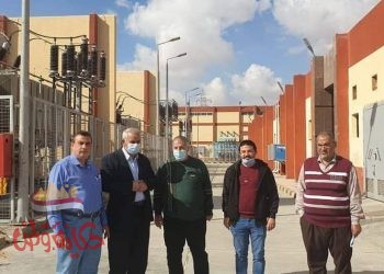 مسئولو لإسكان يتفقدون وحدات الإسكان الاجتماعى وأعمال المرافق بمدينة السادات