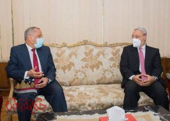 رئيس جامعة طنطا يستقبل الرئيس التنفيذي لوكالة الفضاء المصرية