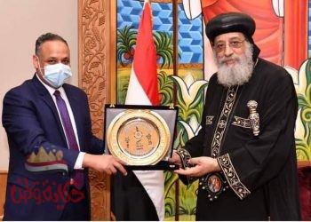 قداسة البابا يستقبل رئيس أكاديمية البحث العلمي