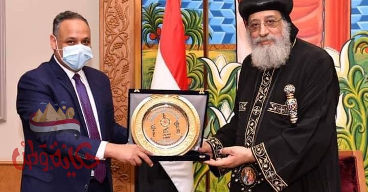 قداسة البابا يستقبل رئيس أكاديمية البحث العلمي