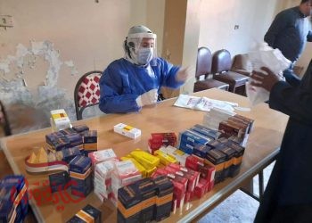 توقيع الكشف علي 565 فى قافلة طبية لجامعة طنطا بمركز سمنود