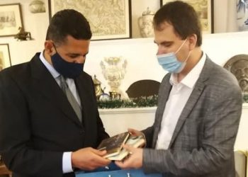 احتفالية رفيعة المستوى لمتحف الكتاب الصربى احتفاءً بتقديم كتابين موقعين للأديب نجيب محفوظ والكاتب محمد سلماوي