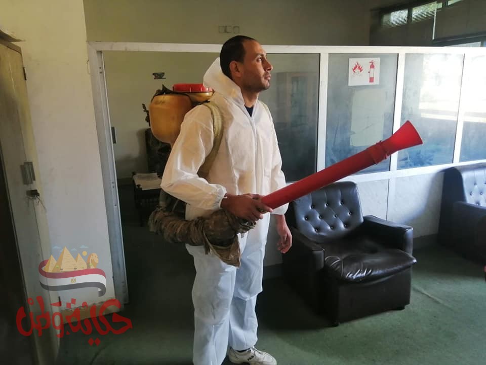 الطب البيطري تشارك فى تطهير وتعقيم 1739 موقع ومنشاة