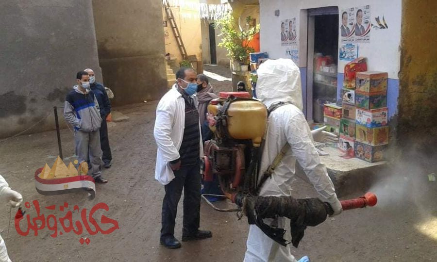 الطب البيطري تشارك فى تطهير وتعقيم 1739 موقع ومنشاة