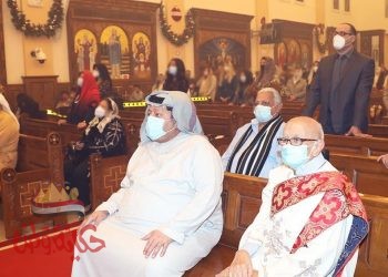سعيد بن طحنون يهنيء شعب الكنيسة المصرية بالعين بعيد الميلاد المجيد