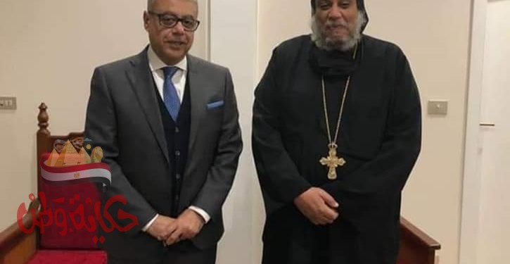 القنصل العام في ميلانو ينقل تهنئة السيد رئيس الجمهورية لأعضاء الجالية المصرية القبطية بشمال إيطاليا