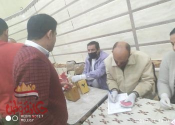 قافلة طبية لتحليل الدم