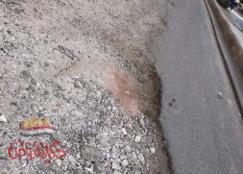 تهالك وتكسير طريق سخا كفرالشيخ واهمال من المحافظ والمسؤلين ورد عجيب منهم