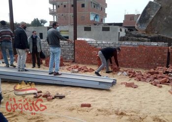 زراعة ابشواى إزالة 6 حالات تعدٍ بالبناء المخالف على الأراضي الزراعية بابوجنشو