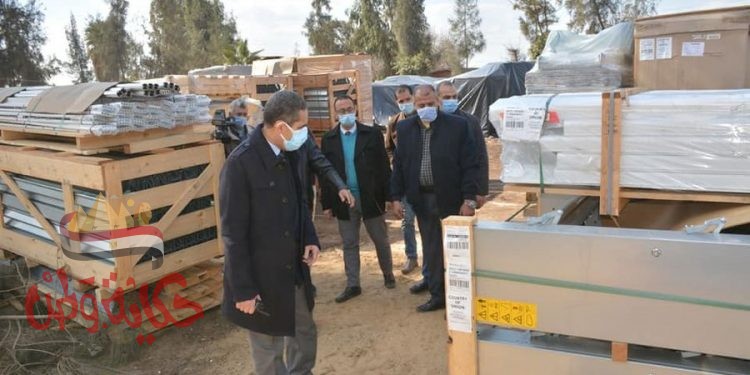 محافظ الغربية يتفقد مشروع محطة إنتاج البيض بقرية كفر الشيخ سليم