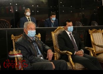 وزير الرياضة يؤازر المنتخب الوطني أمام السويد في مباراة صدارة المجموعة السابعة