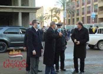 محافظ كفر الشيخ يتفقد الأحياء لمتابعة كسح مياه الأمطار