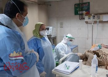 زيارة تفقدية لمديرة عام الطب العلاجي لمستشفي المنشاوي العام