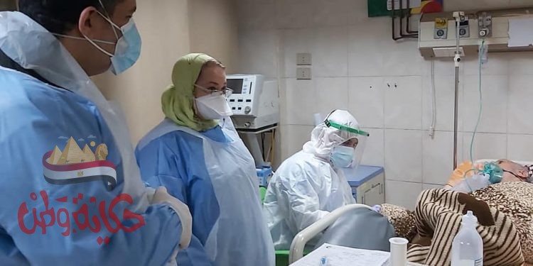 زيارة تفقدية لمديرة عام الطب العلاجي لمستشفي المنشاوي العام