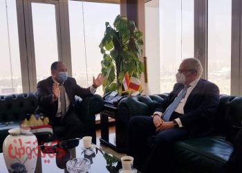 معيط يلتقي بالسفير الإيطالى بالقاهرة