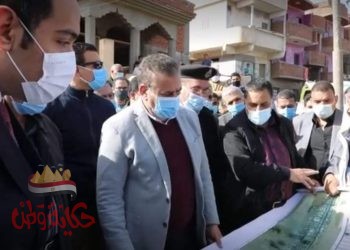 أبو ليمون فى جولة تفقدية للمشروعات التنموية بمدينة السادات