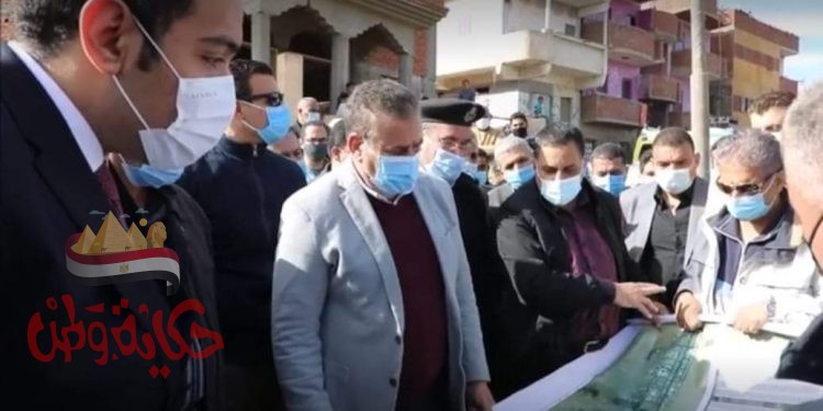 أبو ليمون فى جولة تفقدية للمشروعات التنموية بمدينة السادات