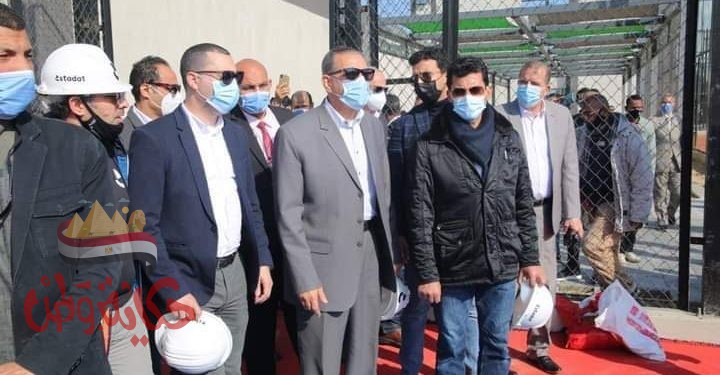 صبحى يتفقد سيتي كلوب كفر الشيخ ويعطي إشارة البدء للنادي