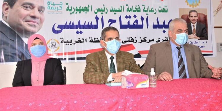 رحمي يعقد حواراً ويشهد بداية أعمال توصيل الغاز ضمن مبادرة حياة كريمة بزفتي