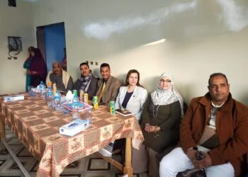 افتتاح مشروع الأستاذ ياسمين الجزاوي الخيري للسجاد النول شرق النيل